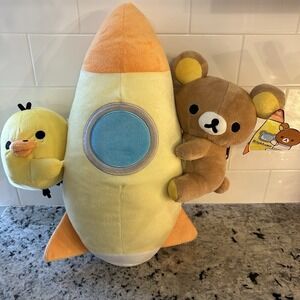 NWT Rilakkuma Space Rocket‎ Plush